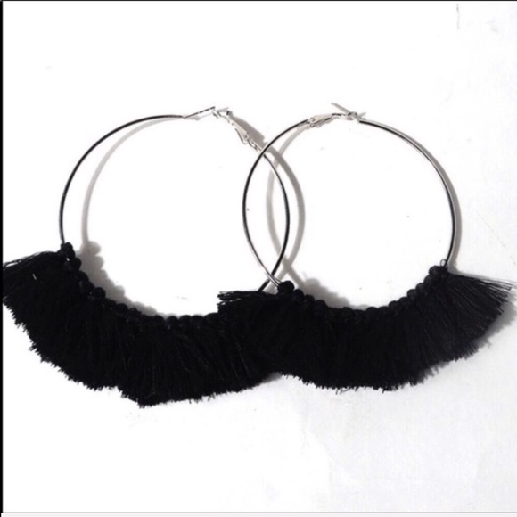 🧡 tassel earring - Picture 3 of 6